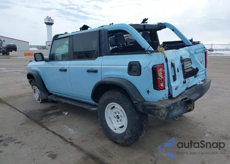 2024 Ford Bronco Heritage Edition z USA, uszkodzony, nr VIN 1FMDE4DH8RLA27612